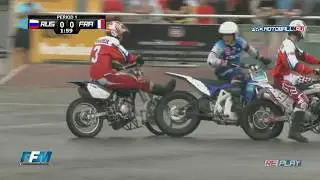 Motoball Junior EURO-2019. Russia (U-18) vs France (U-18) // Россия (U-18) - Франция (U-18)