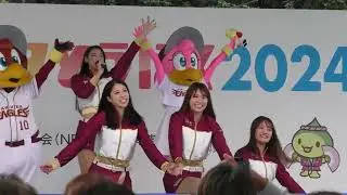 20240922　東北ゴールデンエンジェルス＆マスコットダンスパフォーマンス　ハイウェイフェスタとうほく2024
