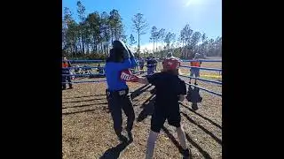 Caleb Barnes vs Charles Alonso - Round 1 - Boxing Exhibition - Sanderson - Shoot The Jab