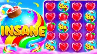 ПОЛЯНА СЕРДЕЦ СПАСЛА ВСЮ СЕССИЮ \ Sweet Bonanza Xmas \ Свит Бонанза \ занос \ заносы недели