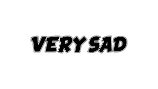 Very sad announcement