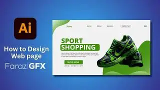 UI UX Design in illustrator | Adobe illustrator UI UX Design | Faraz GFX Design