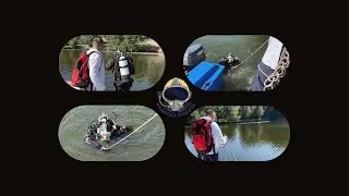 Поиск и подъем якоря яхты