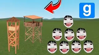 Yoshie Family Vs Towers Garry's Mod ??!!