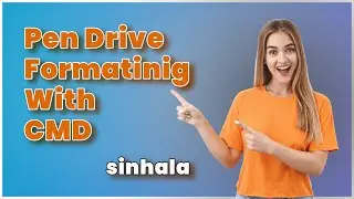 How to Format pen with CMD in  sinhala