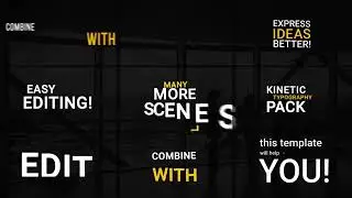 99 Kinetic Titles Pack After Effects Template