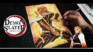 Drawing Kyōjurō Rengoku| Demon Slayer (Kimetsu no Yaiba)