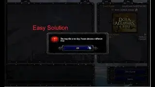 Warcraft map file too big solution