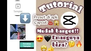 📌Tutorial preset di aplikasi Capcut Mudah banget😭✨!!