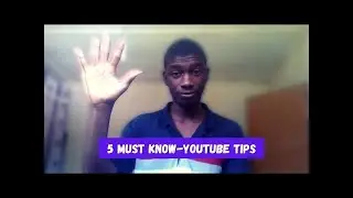 5 Things to consider before starting you tube Channel mp4