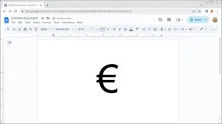 How to Insert the Euro Sign (€) in Google Docs