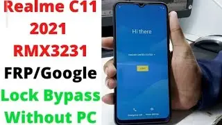 Realme C11 FRP Bypass Android 11/12|New Solution|Realme C11 Google Account Bypass without Pc