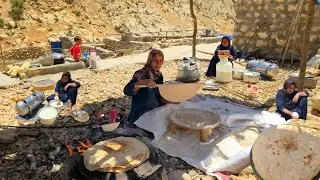 Nomadic Life: Nomadic Bread Making 🫓 | Nomadic Garden Irrigation in the Mountains 🌱