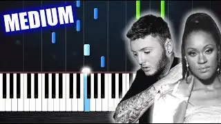 Shontelle/James Arthur - Impossible - Piano Tutorial (MEDIUM) by PlutaX