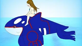KYOGRE Fan Art ❤🐳 POKEMON GO