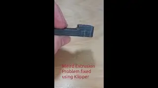 Weird Under-extrusion 3d Printing Problem Fixed with Klipper 