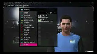 statistiche dei giocatori del uruguay su pro evolution soccer 2010