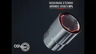 Nouvelles douilles OGV® GRIP : AUSSI EFFICACES SUR ÉCROUS NEUFS QUE SUR ÉCROUS ARRONDIS ET OXYDÉS !