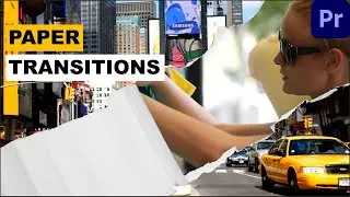 Paper Rip Transition Track Key in Premiere Pro Tutorial RE-POSTED