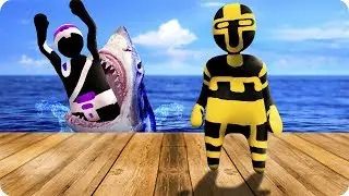 UN TIBURÓN ATACA A MI AMIGO DE PLASTILINA TROLL EN MINECRAFT 😱