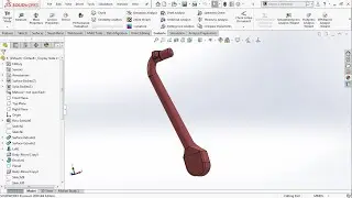 Kick lever design in Solidworks  - Part 2| Solidwork tutorial