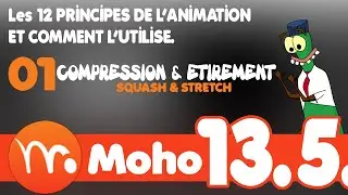 1. Compression & Etirement_Les 12 Principes de l'animation_Moho 13.5.2