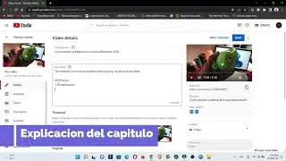 Como hacerle los capitulos a los videos de YouTube