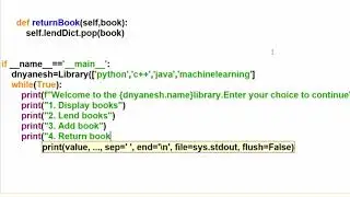 Python Library Management System Project ! Simple Python project with source code