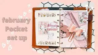 February Pocket Set Up, Chatty planner video