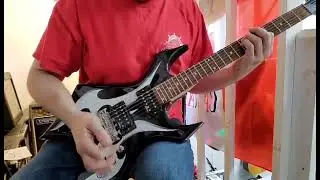 Playing BC Rich Warlock Bronze Series Electric Guitar