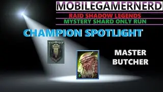 (Master Butcher) Raid Shadow Legends F2P Champion Spotlight
