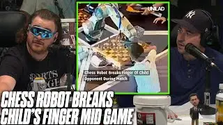Chess Robot BREAKS KID'S FINGER Mid-Game?!