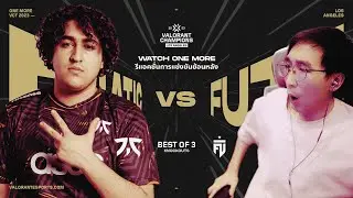 Edwin Reacts to FNC vs FUT // VALORANT Champions 2023 Playoff Highlights #VALORANTChampions