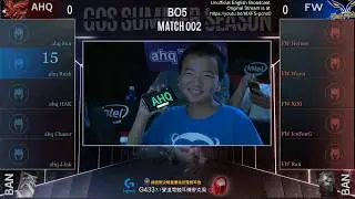 GCS Playoffs: AHQ vs Flash Wolves (Unofficial English Broadcast)