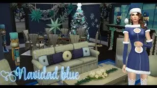 SALA NAVIDEÑA AZUL