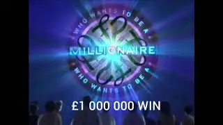 Who Wants To Be A Millionaire? £1 000 000 win. Sound 1999
