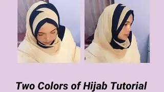 Criss Cross Hijab Tutorial|| Two Scarfs|| Miyah||Muslimah 🌺