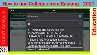 KCET Official Cutoff Analysis || College Prediction From KEA - 2021