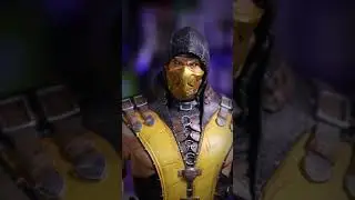 Pintura do Scorpion  MK X #impressão3d #pintura #mortal Kombat