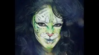 Green Tiger Makeup