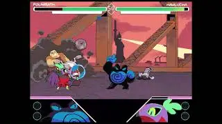 Morde (blackLucha/Pass/Poli/Tox/Ken) vs Abababa (Poli/MLop/RedLucha) Part 2