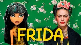 I MADE FRIDA KAHLO DOLL / Monster High Doll Repaint by Poppen Atelier