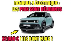 RENAULT 4 ÉLECTRIQUE : ELLE EST BEAUCOUP TROP CHÈRE
