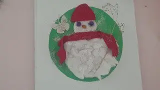 Bersu evde kardan adam yapıyor - Bersu makeing snowman at home