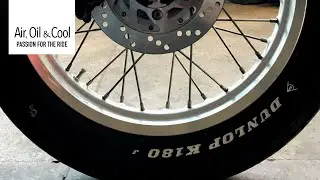 Painting Sidewall Letters on Dunlop K180 Tires • Cinematic Short