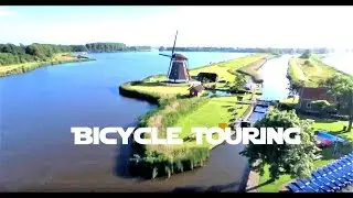 Bicycle touring Rottemeren arround Rotterdam 4K