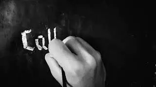 Calligraphy writing // Handwriting Calligraphy // Blackboard writing // Infinite alpha