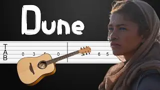 OST Dune - Leaving Caladan (Hans Zimmer) Guitar Tutorial, Guitar Tabs, Guitar Lesson