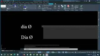 How to write the diameter symbol in AutoCAD