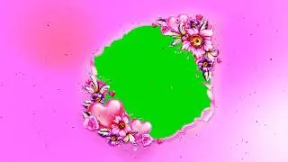 4K Green Screen Free - VALENTINE FRAMES COLLECTION (Compilaton) with FALLING CONFETTI